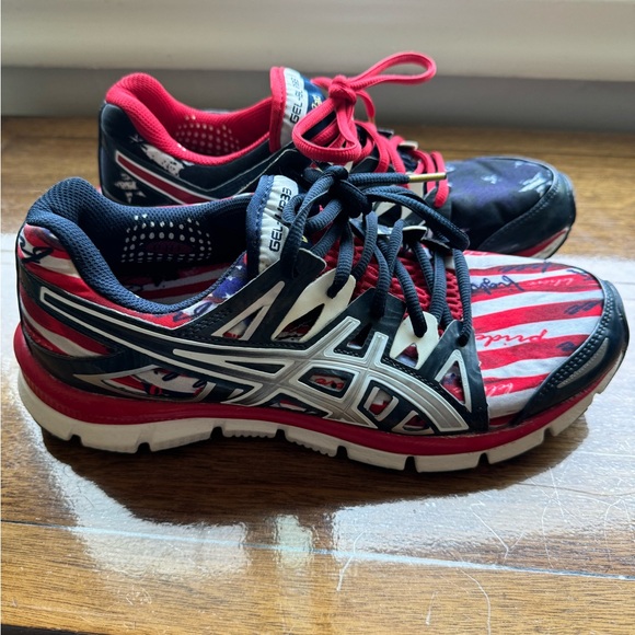 ASICS Gel Blur 33 2.0 - USA Flag Collection Women’s 7.5 - Picture 7 of 7